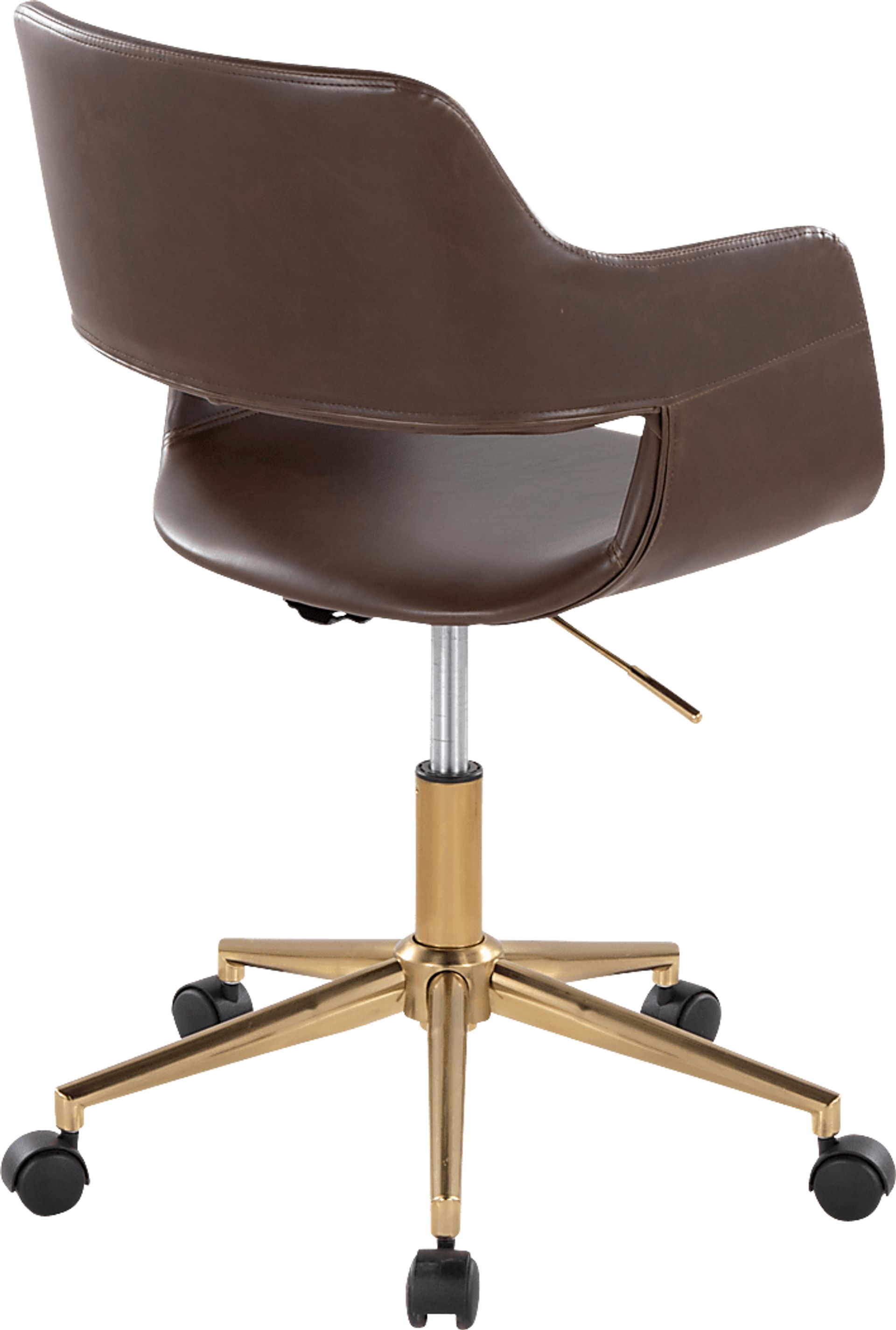 Whisp I Dark Brown Desk Chair - Image 6