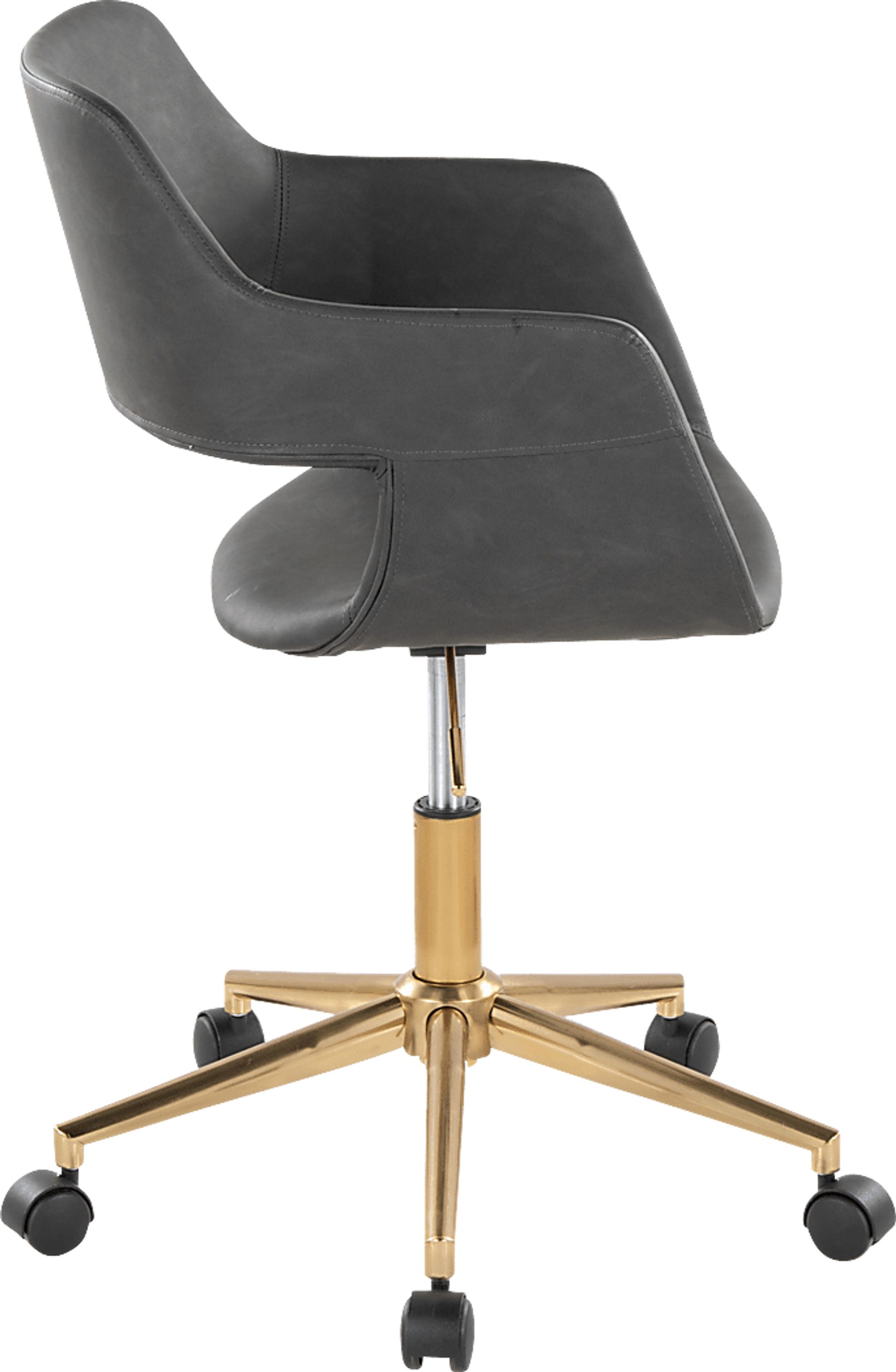 Whisp I Gray Desk Chair - Image 4