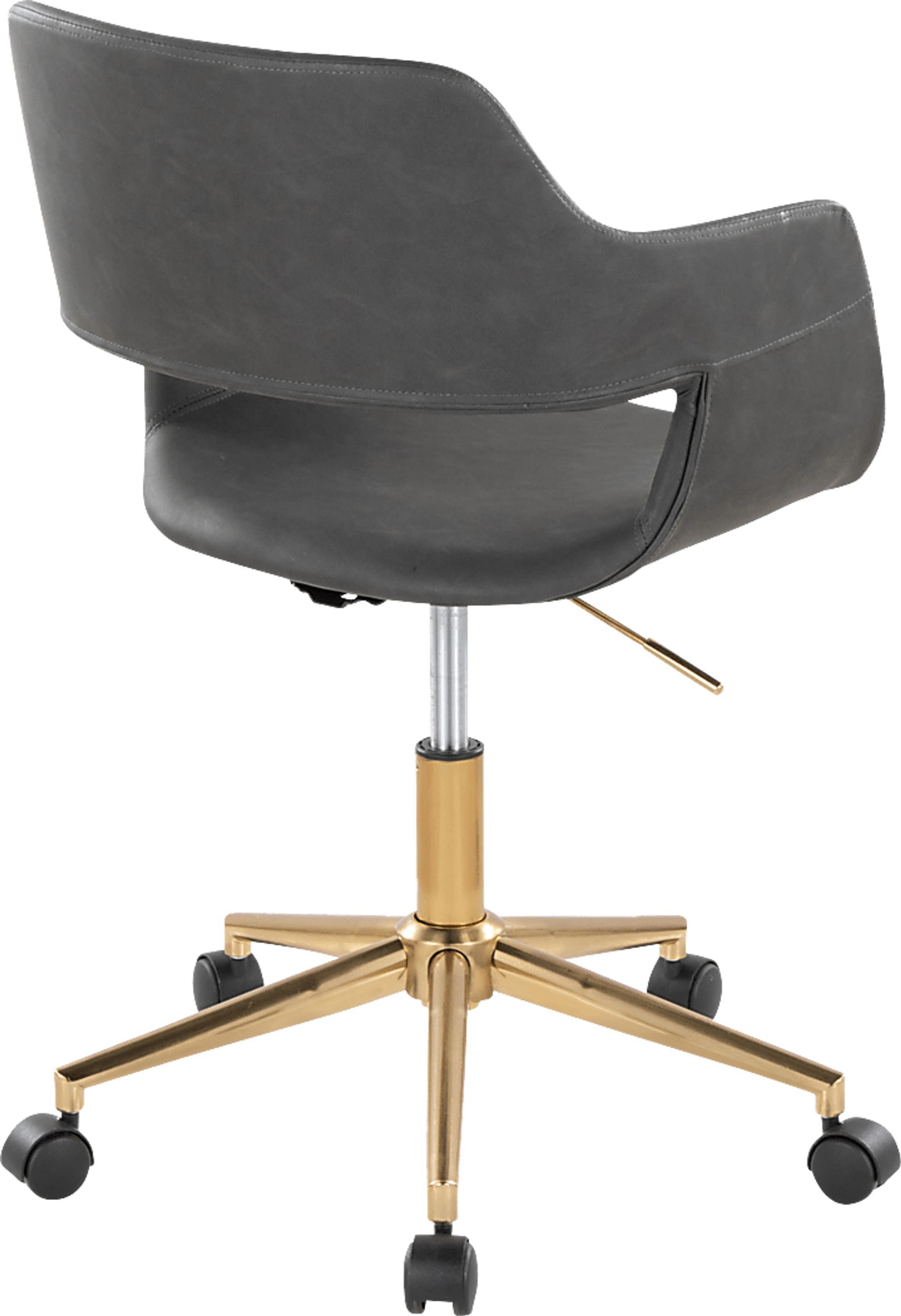 Whisp I Gray Desk Chair - Image 5
