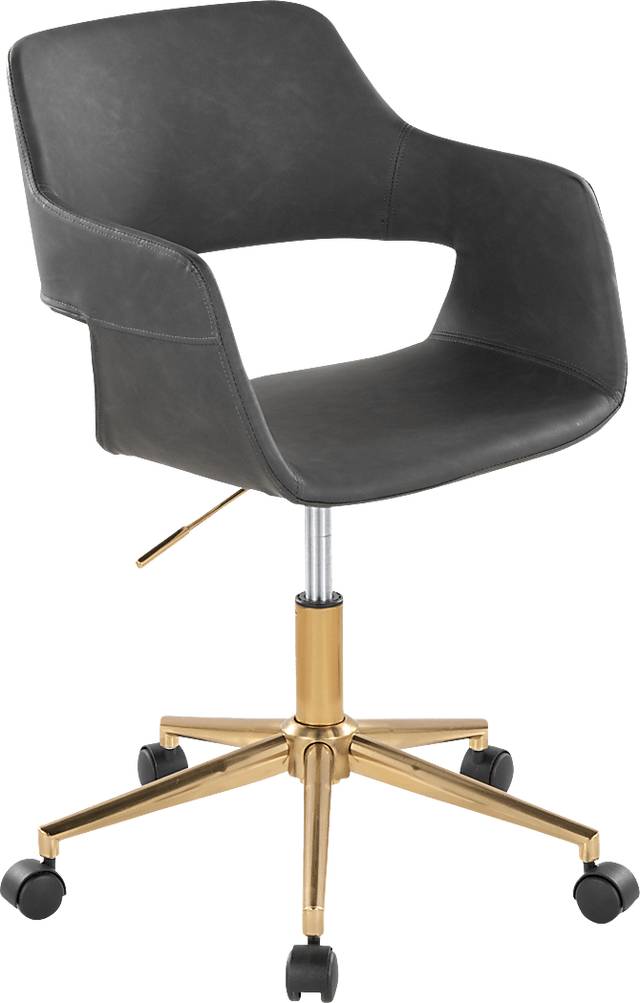 Whisp I Gray Desk Chair - Thumbnail - Image 1