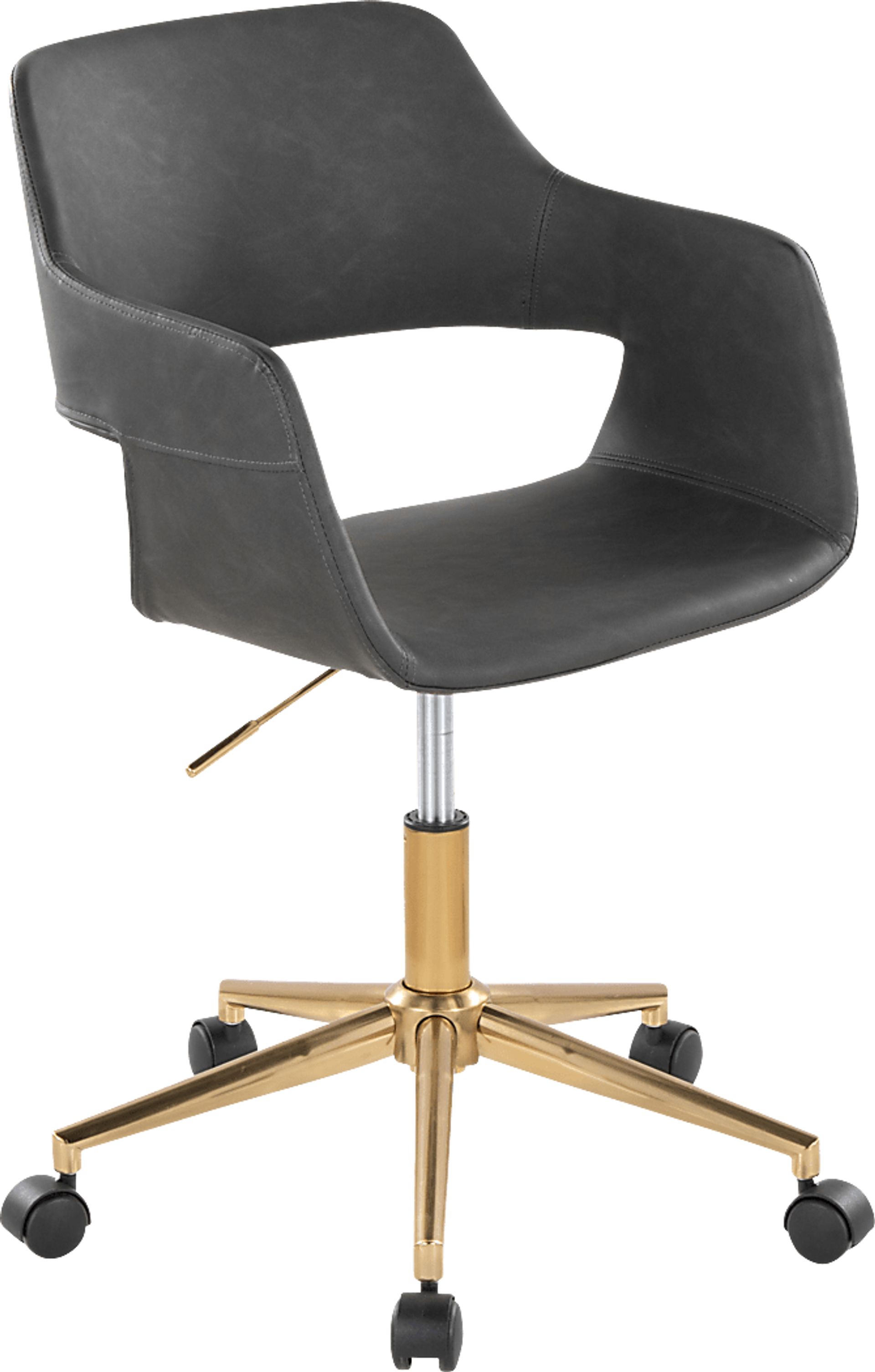 Whisp I Gray Desk Chair - Image 1