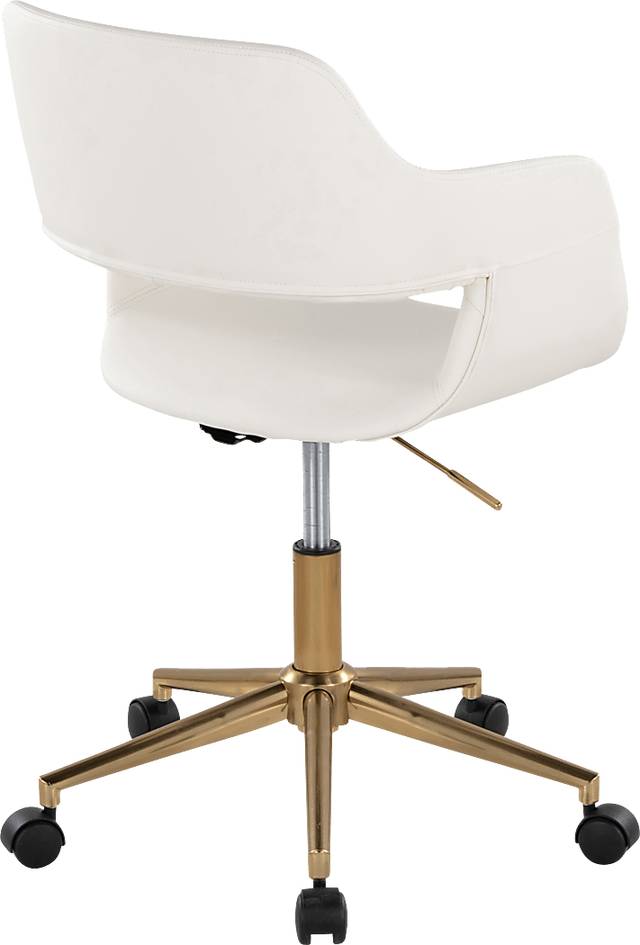 Whisp I White Desk Chair - Thumbnail - Image 2
