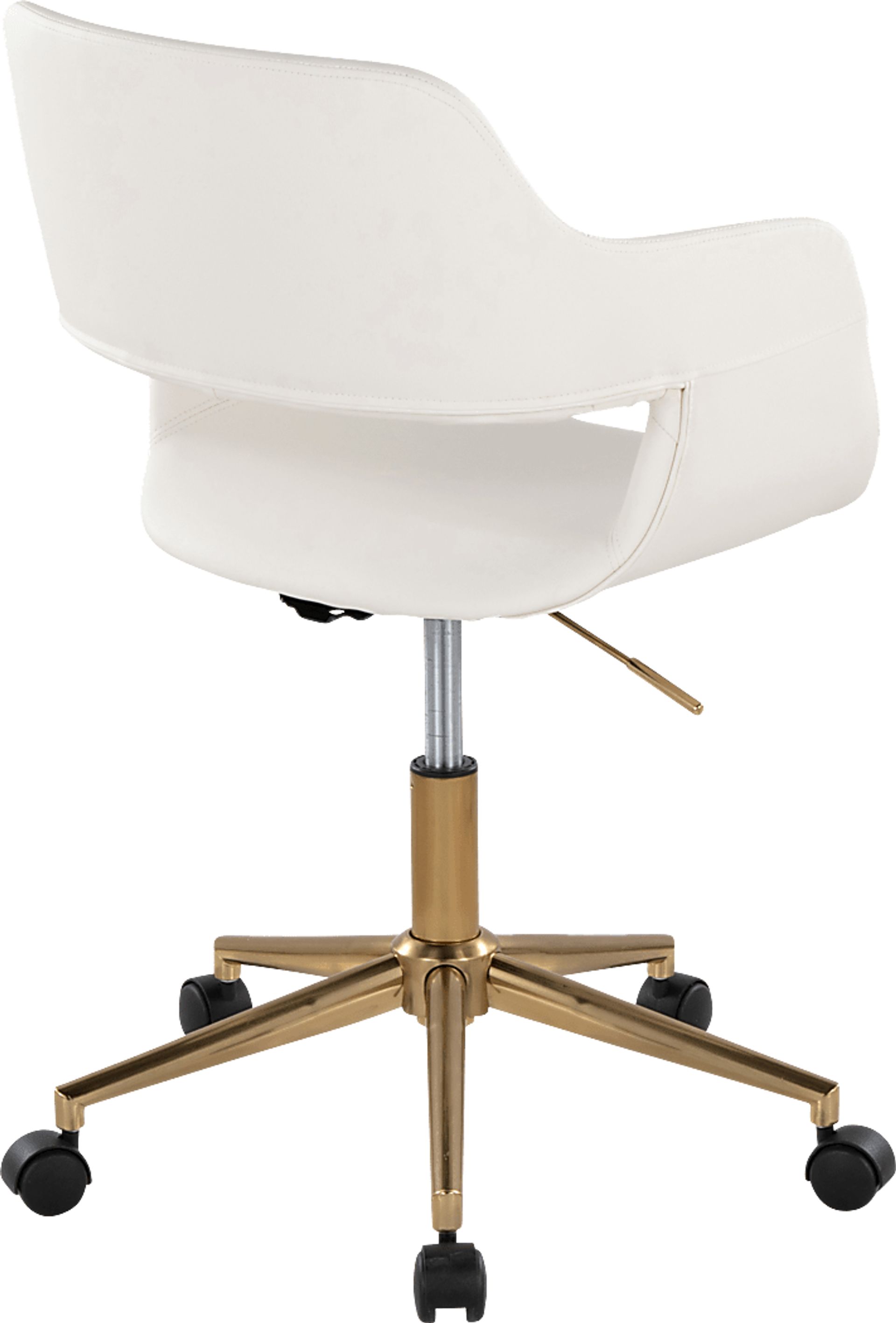 Whisp I White Desk Chair - Image 2