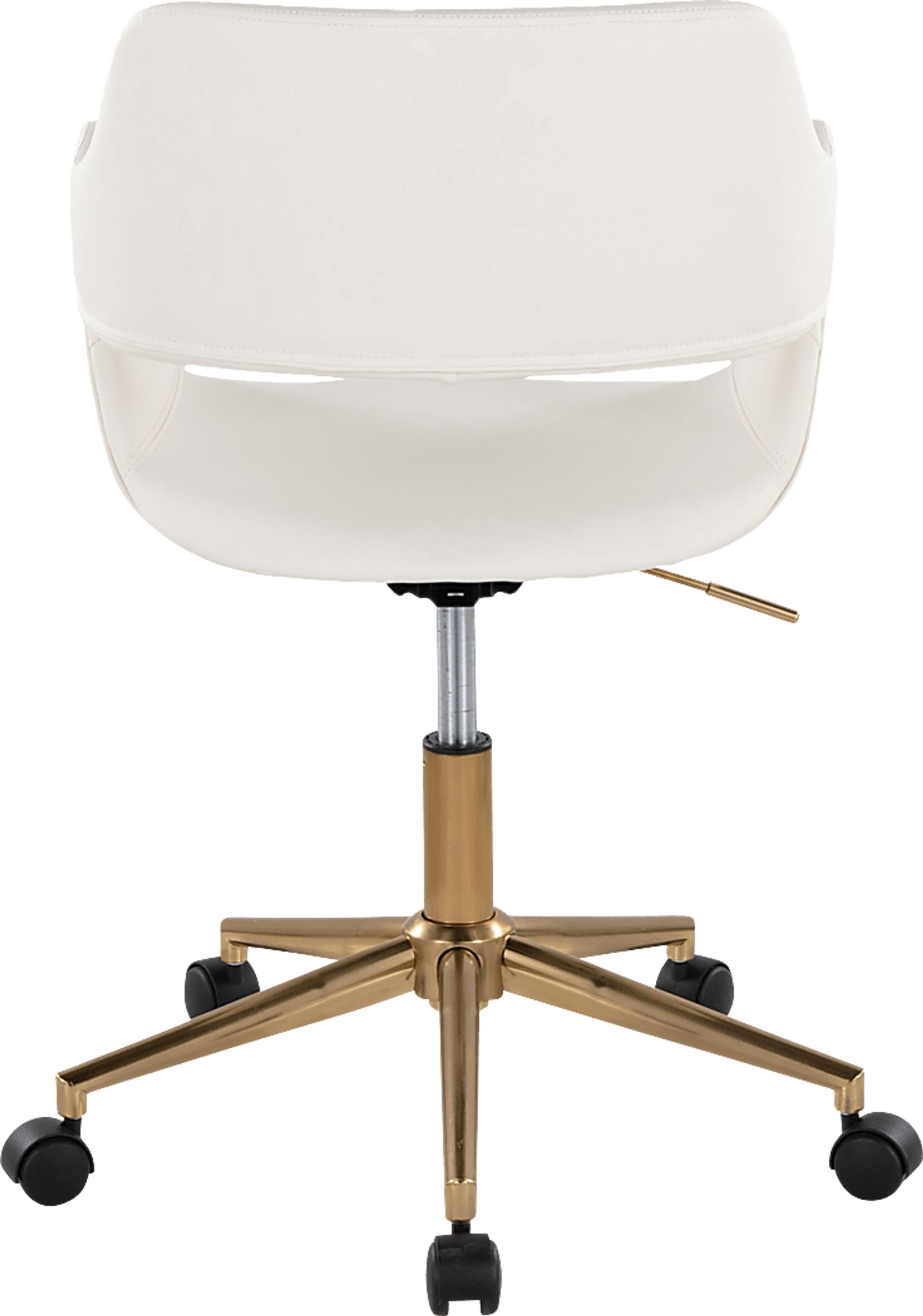 Whisp I White Desk Chair - Image 3