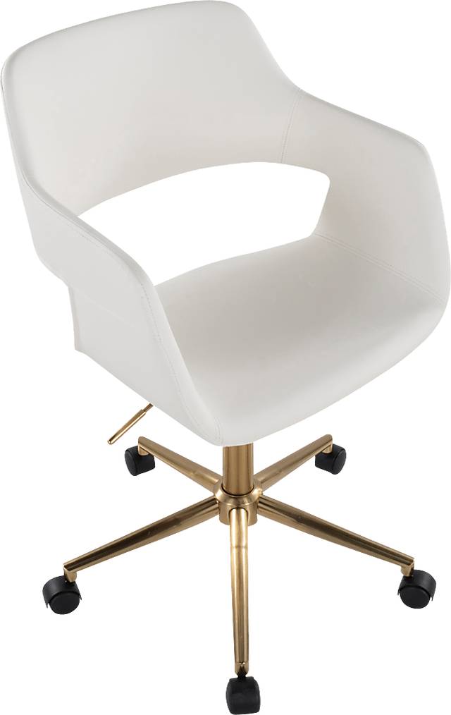 Whisp I White Desk Chair - Thumbnail - Image 4