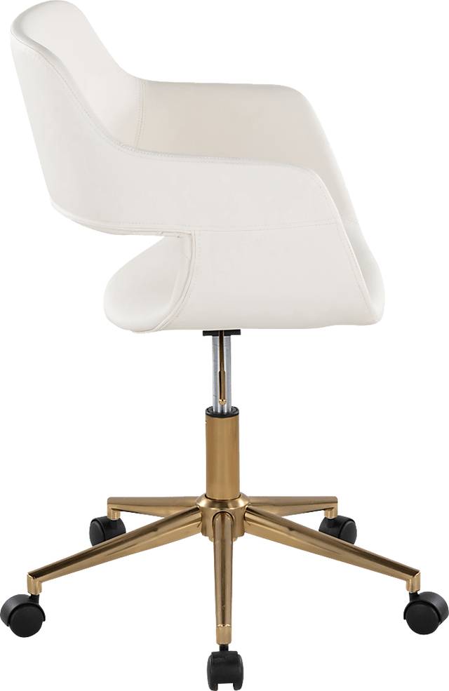 Whisp I White Desk Chair - Thumbnail - Image 6