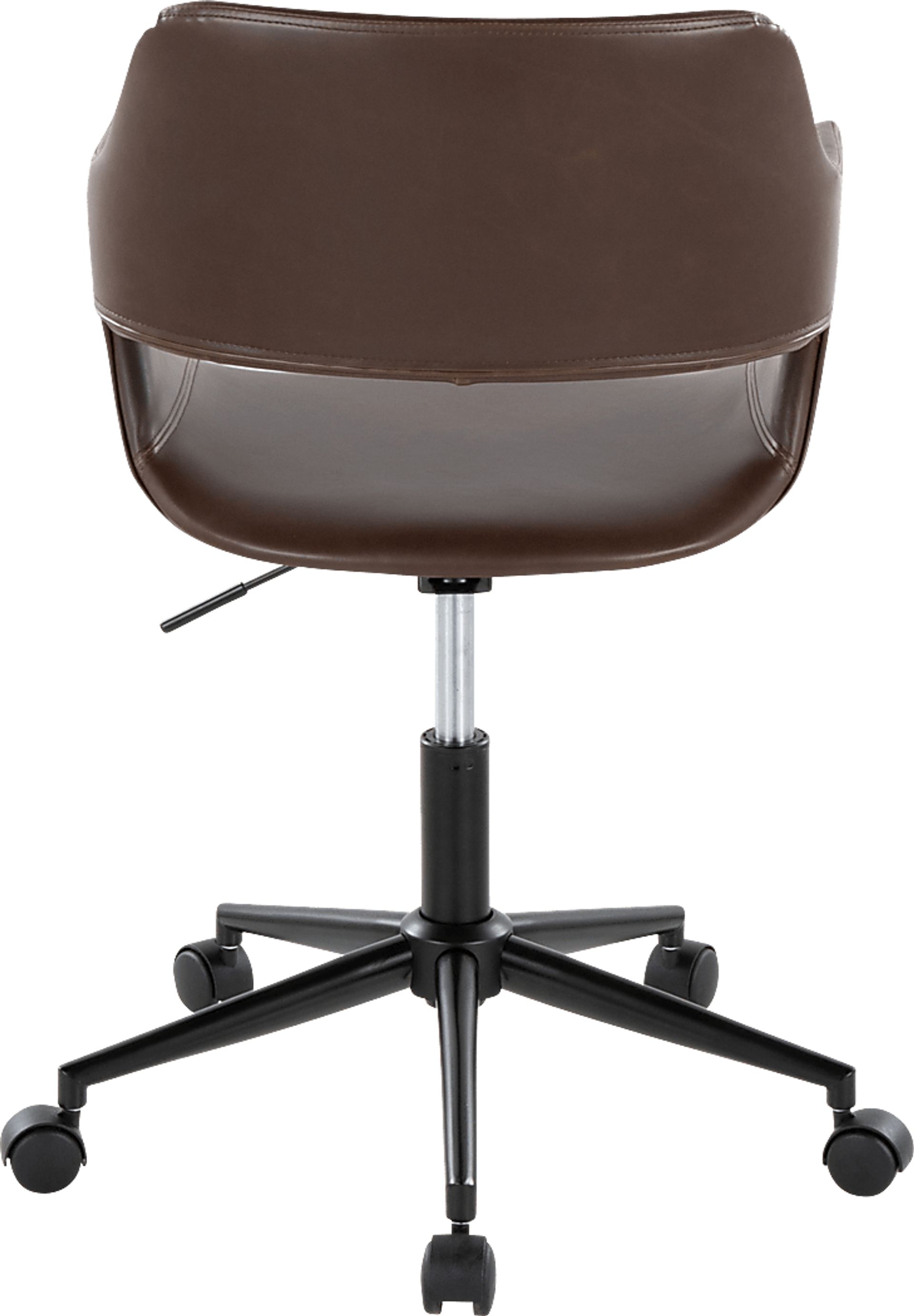Whisp II Dark Brown Desk Chair - Image 2