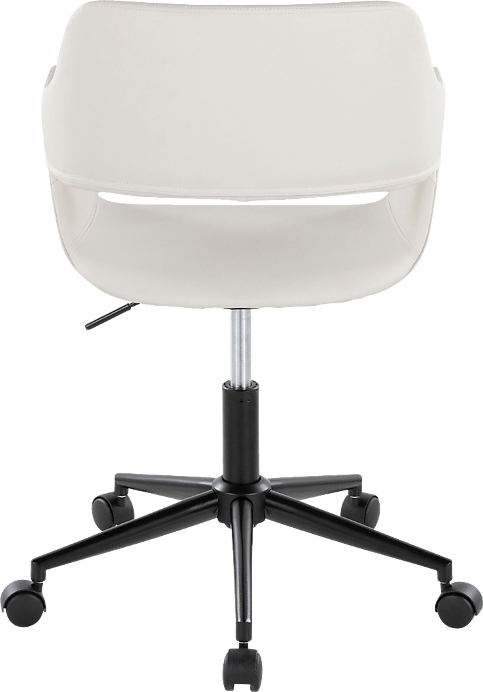 Whisp II White Desk Chair - Image 3