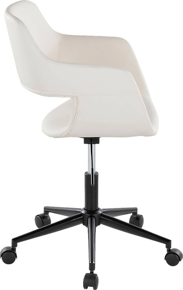 Whisp II White Desk Chair - Thumbnail - Image 4