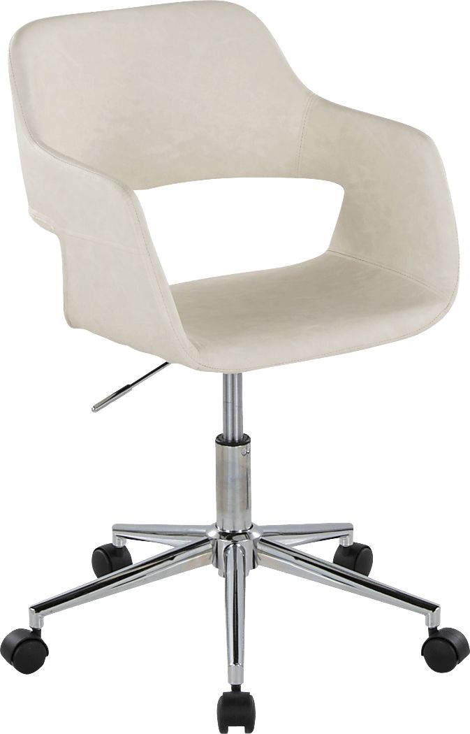 Whisp III Cream Desk Chair