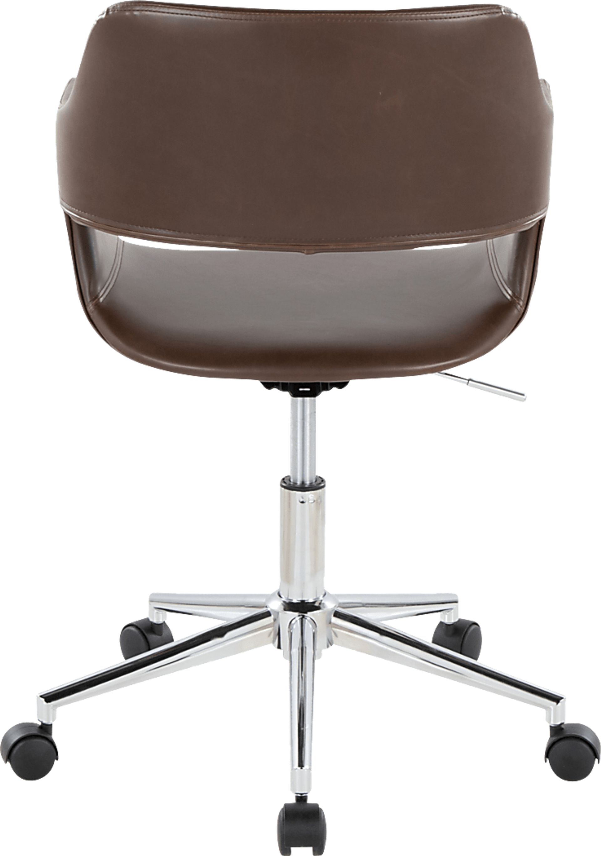 Whisp III Dark Brown Desk Chair - Image 4