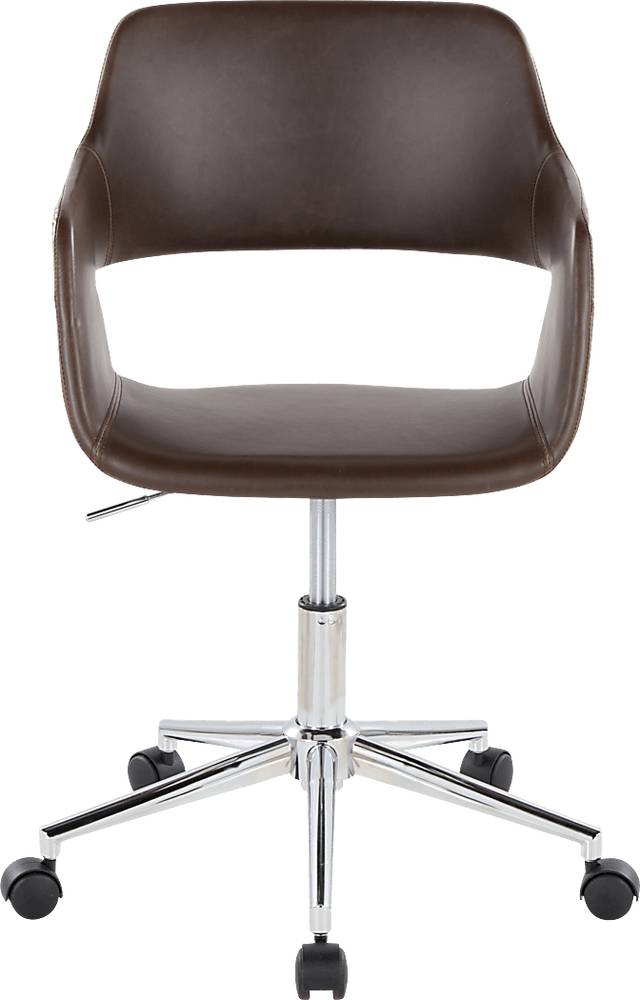 Whisp III Dark Brown Desk Chair - Thumbnail - Image 6