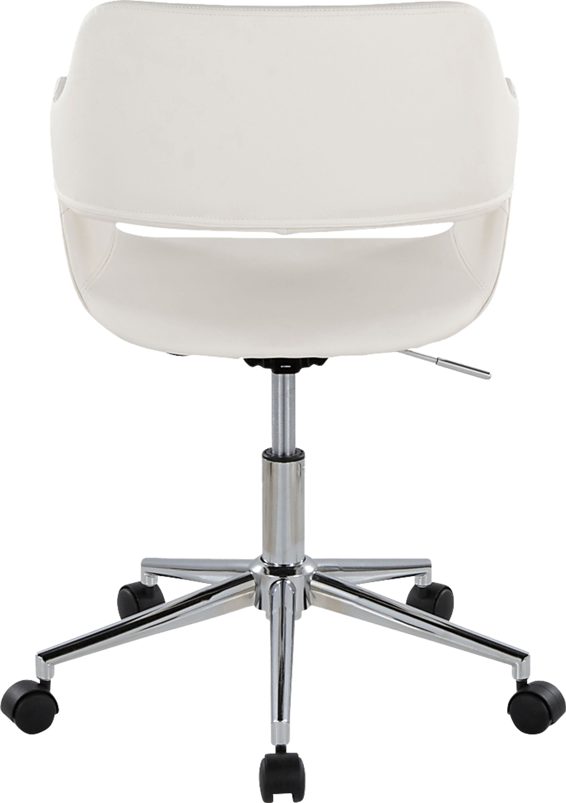 Whisp III White Desk Chair - Image 4