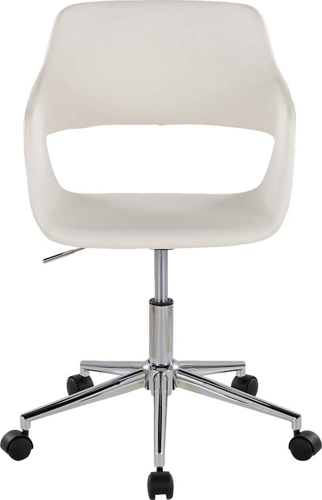 Whisp III White Desk Chair - Thumbnail - Image 6