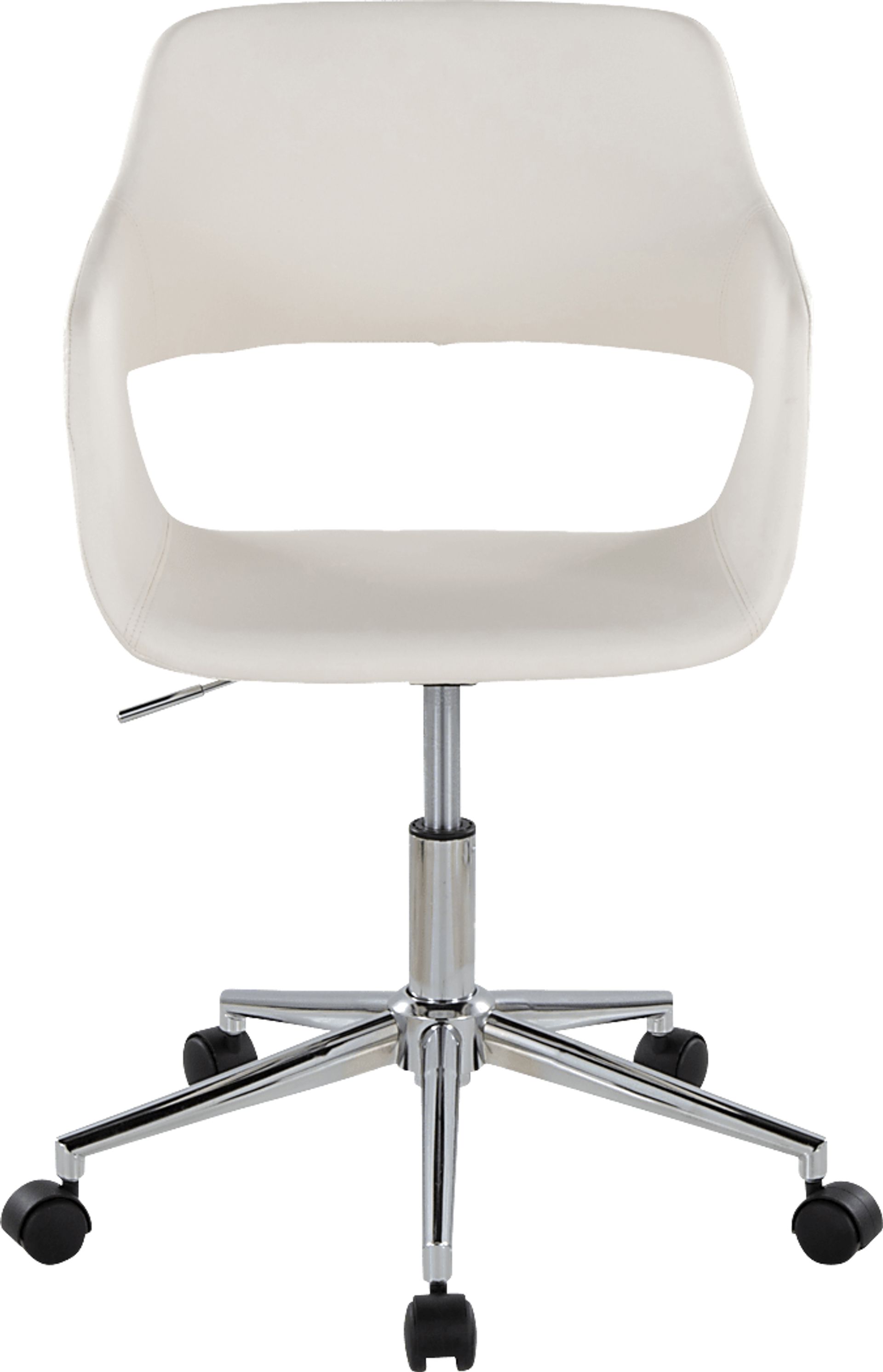 Whisp III White Desk Chair - Image 6