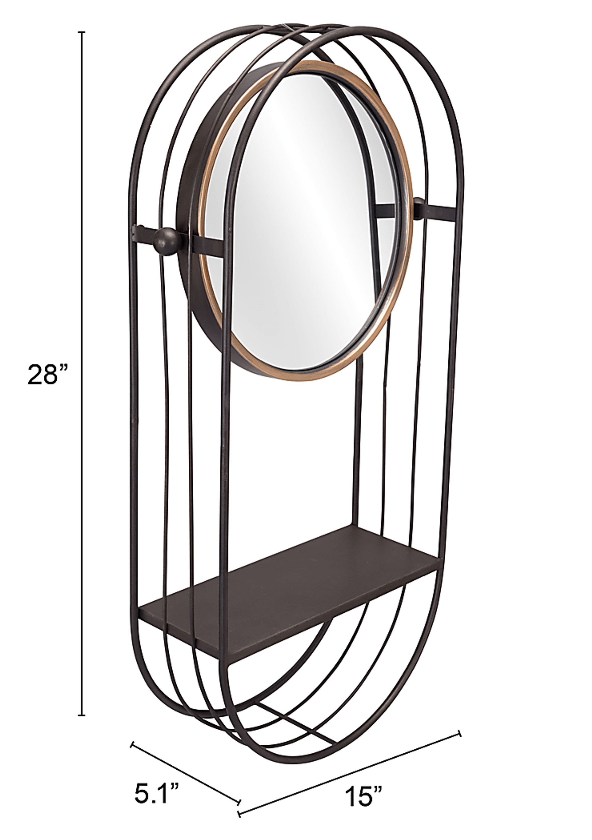 Whistlebrook Gray Mirror - Image 6