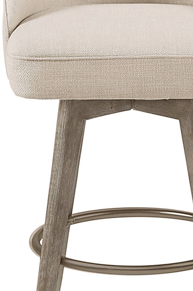 Whitborne Sand Swivel Counter Height Stool - Thumbnail - Image 2