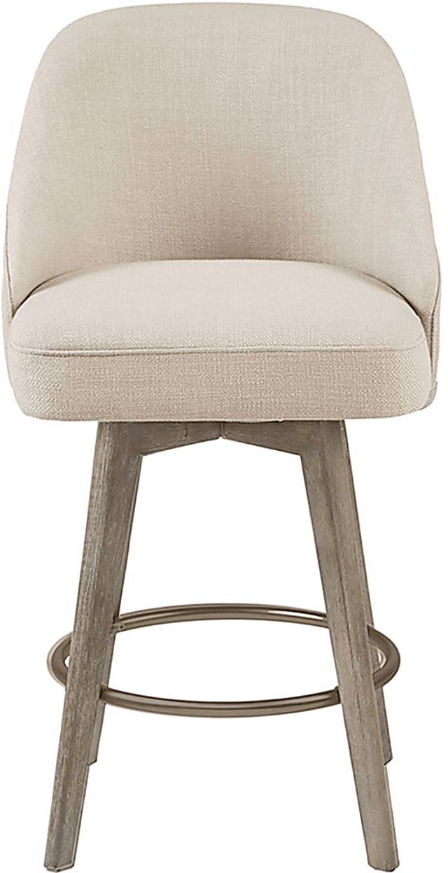 Whitborne Sand Swivel Counter Height Stool - Thumbnail - Image 3