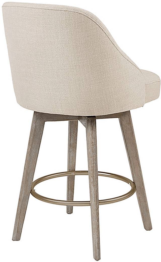 Whitborne Sand Swivel Counter Height Stool - Thumbnail - Image 5