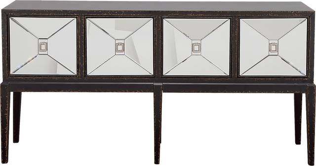 Whitecrowe Black Accent Cabinet - Thumbnail - Image 3