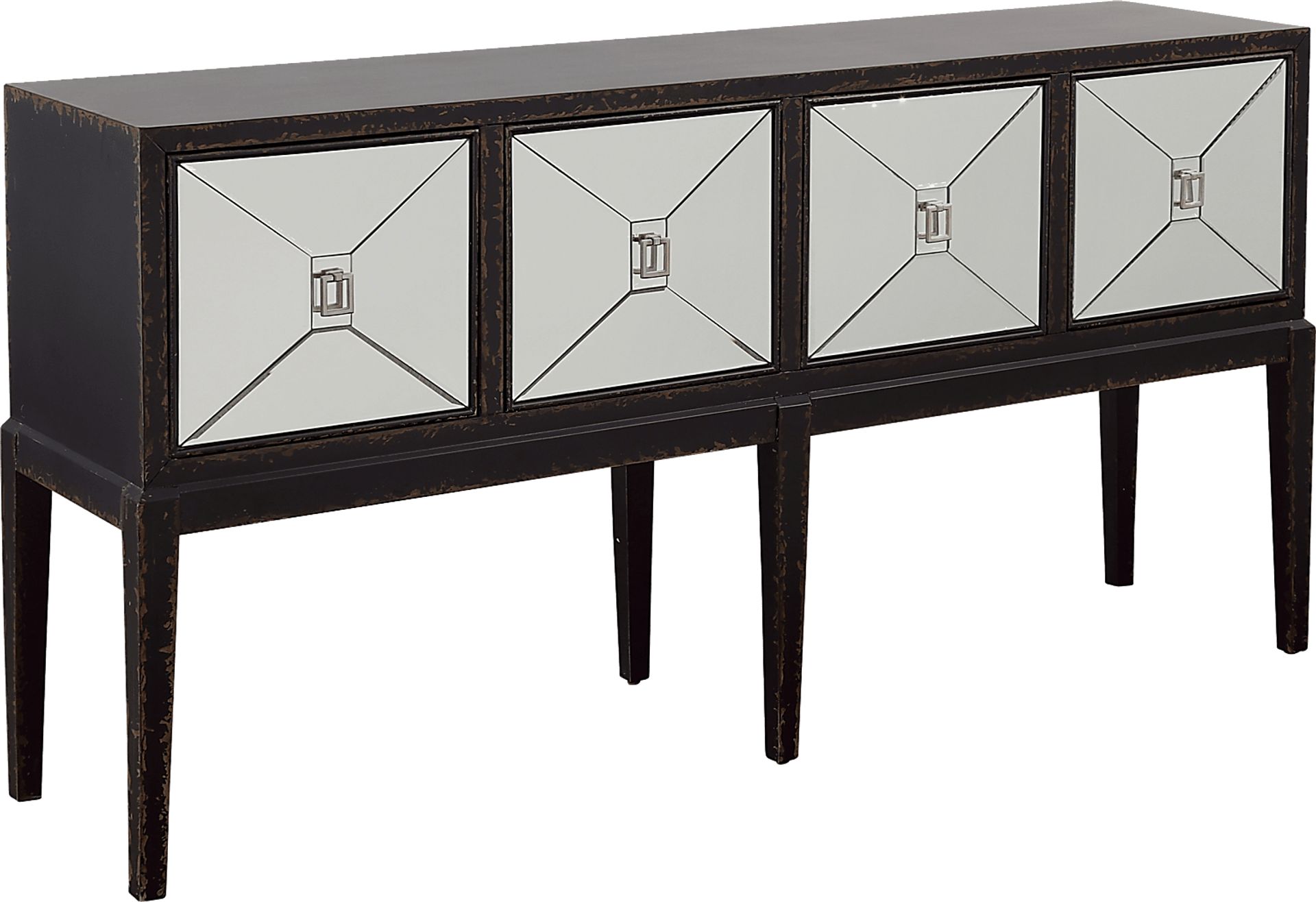 Whitecrowe Black Accent Cabinet - Image 1