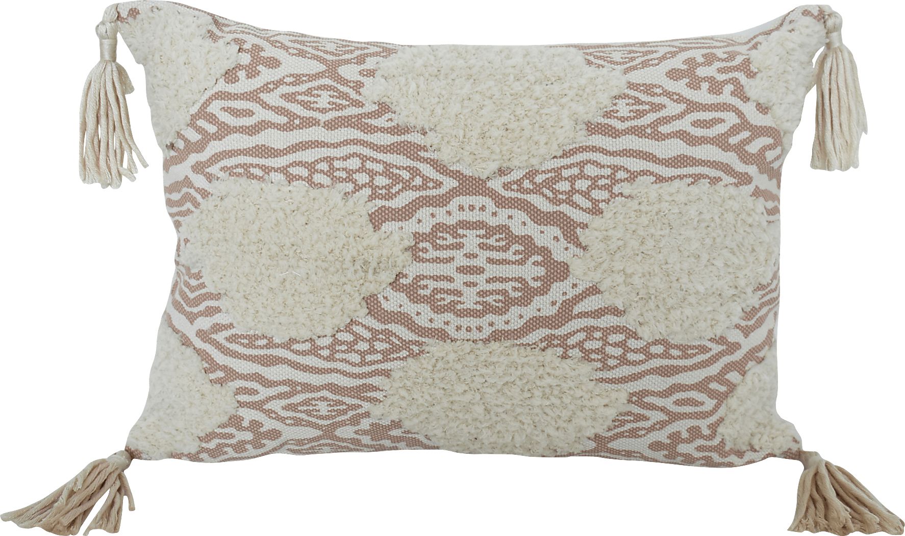 Whitefoord Beige Throw Pillow