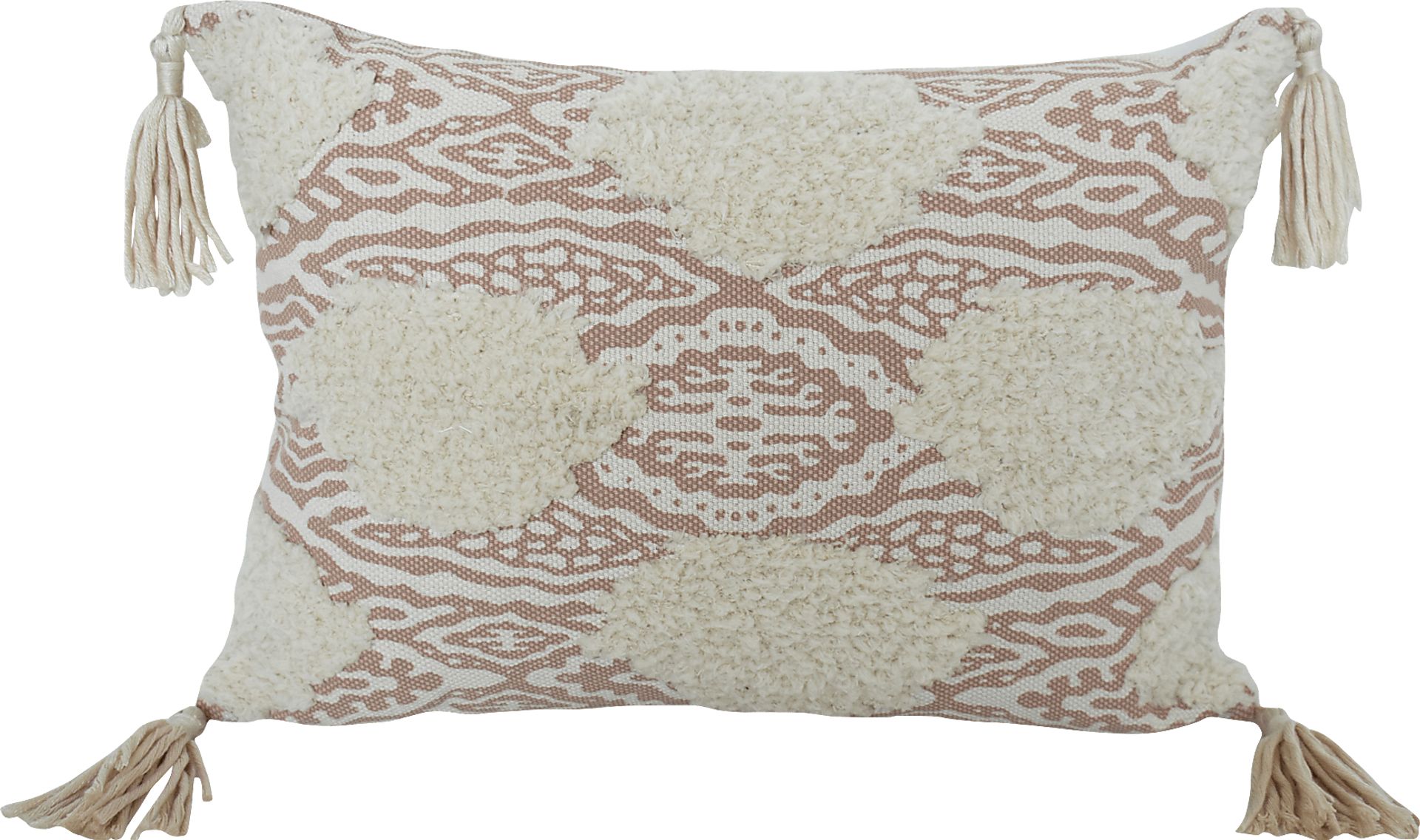 Whitefoord Beige Throw Pillow - Image 1