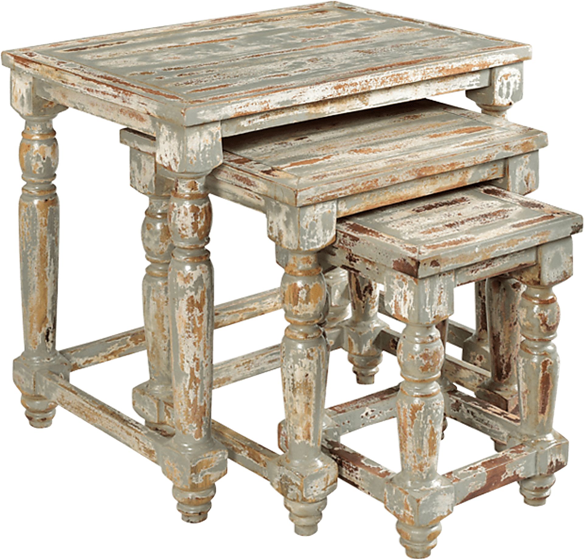 Whitefriar Gray Nesting Tables, Set of 3 - Image 1