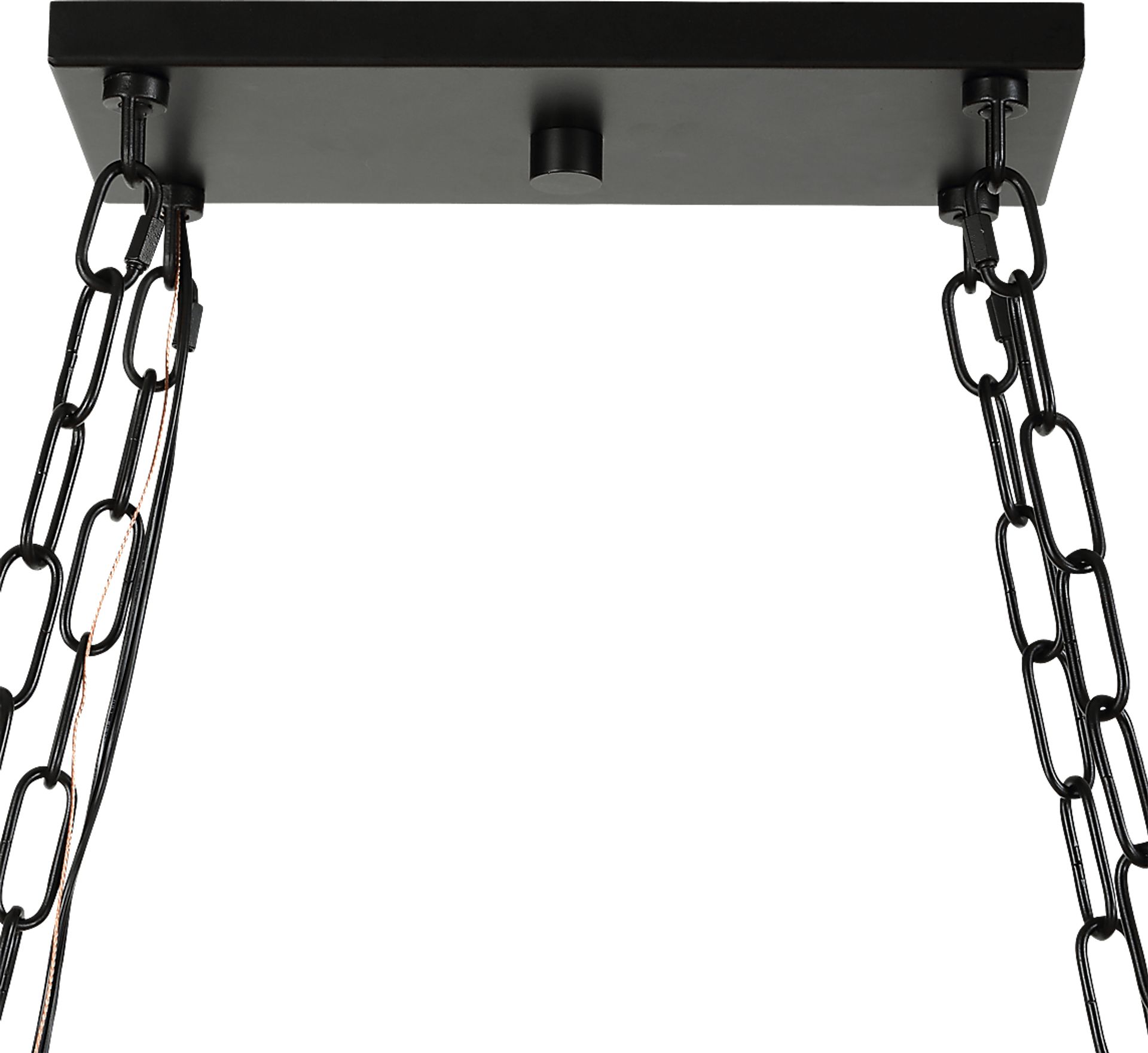 Whitgeo Black Indoor/Outdoor Chandelier - Image 2