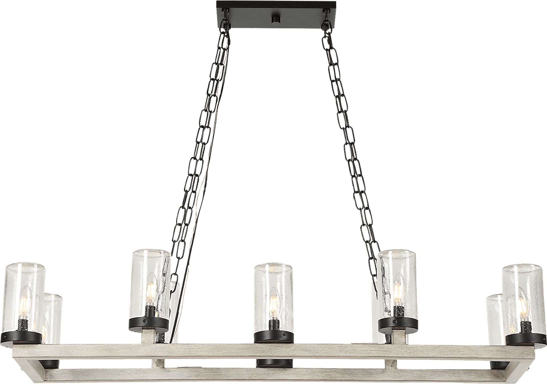 Whitgeo Black Indoor/Outdoor Chandelier - Image 3