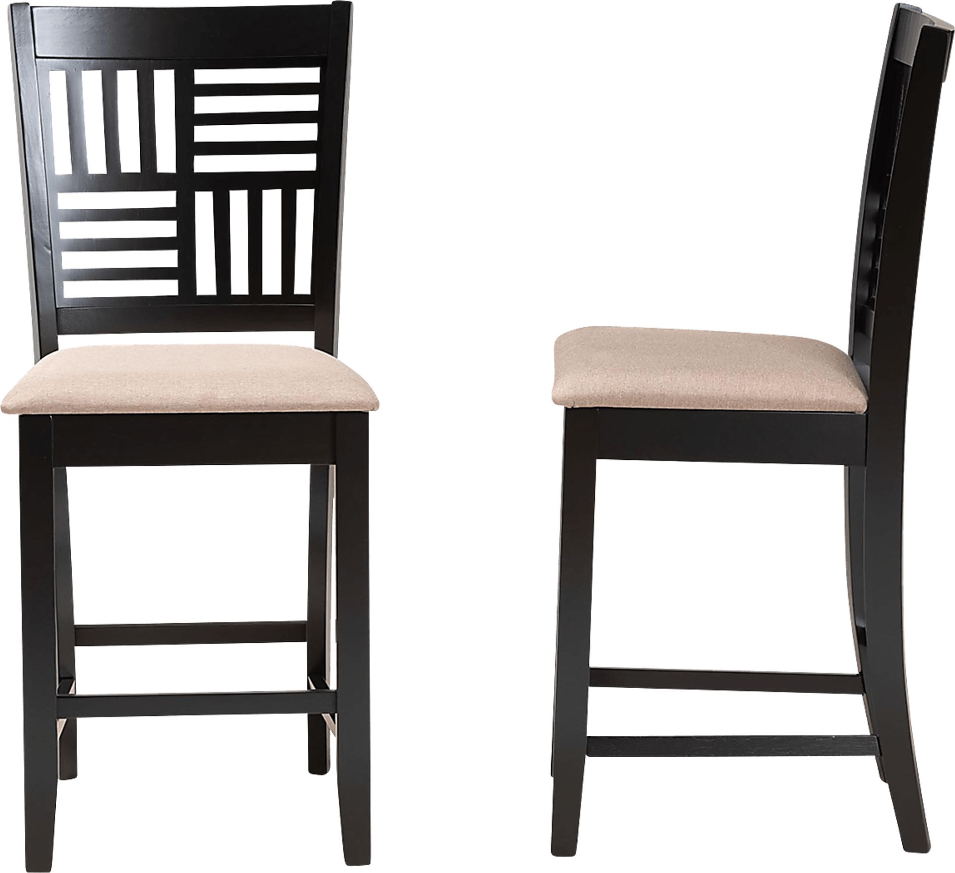 Whitla Beige Counter Stool, Set of 2 - Image 4