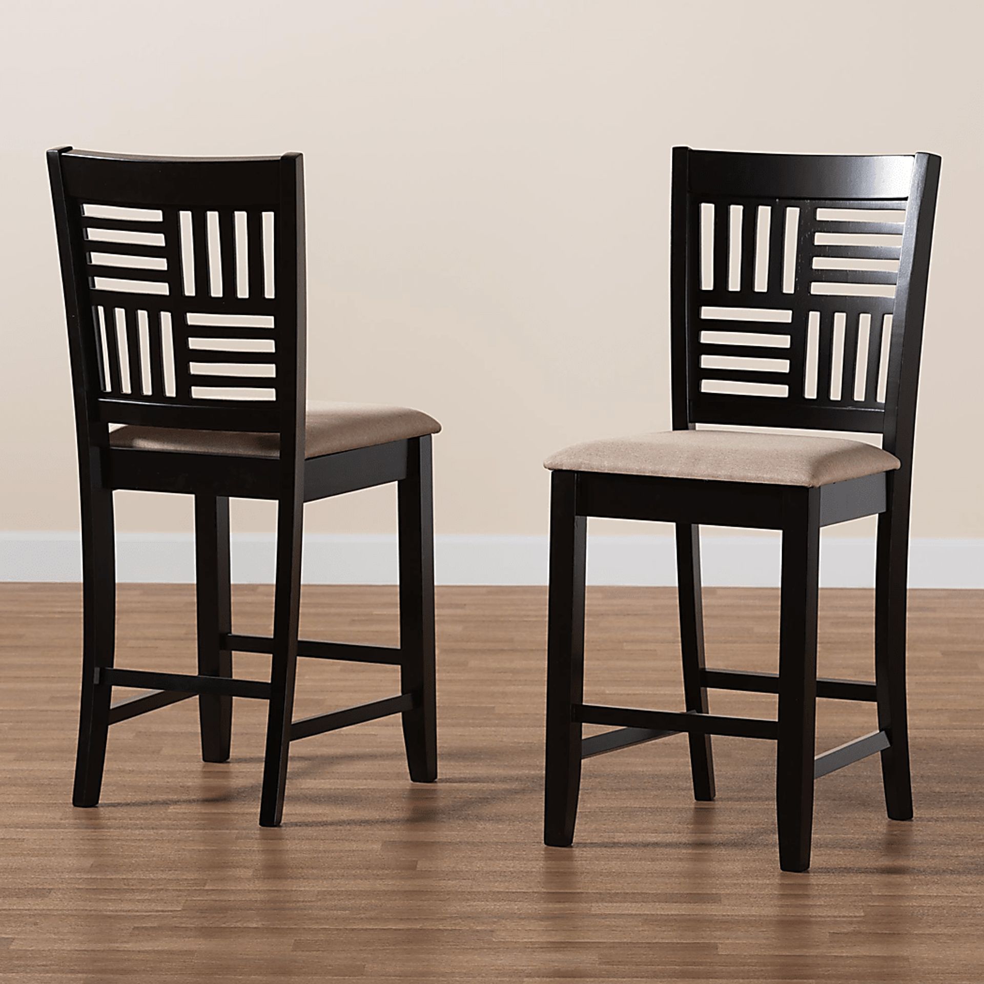 Whitla Beige Counter Stool, Set of 2 - Image 8