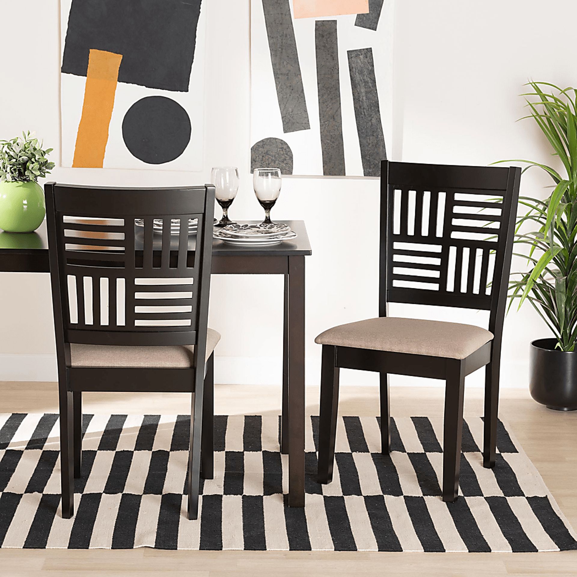 Whitla Beige Dining Chair, Set of 2 - Image 2