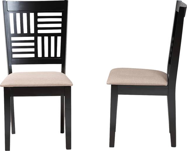 Whitla Beige Dining Chair, Set of 2 - Thumbnail - Image 4