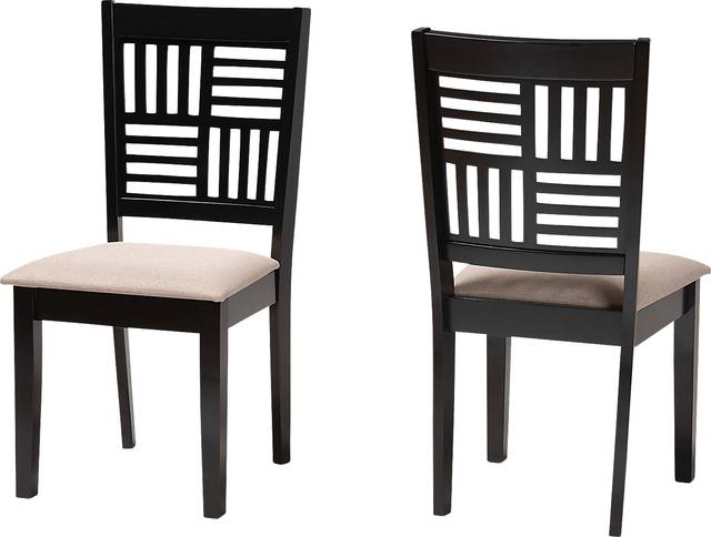 Whitla Beige Dining Chair, Set of 2 - Thumbnail - Image 1