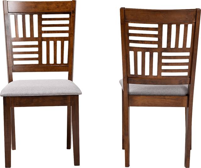 Whitla Walnut Brown Dining Chair, Set of 2 - Thumbnail - Image 3
