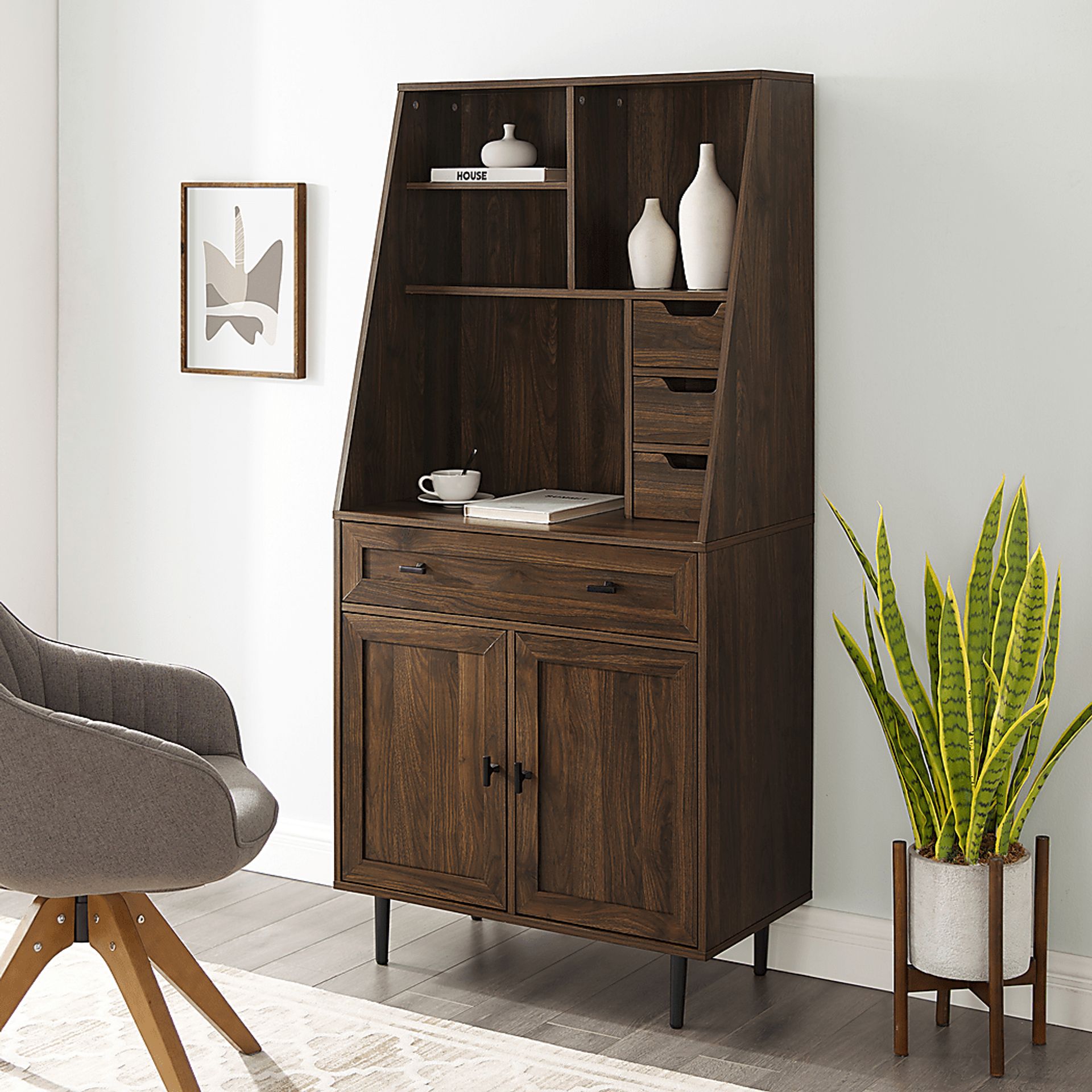 Whitmell Walnut Desk - Image 4
