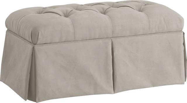 Whitmere Light Gray Storage Bench - Thumbnail - Image 1
