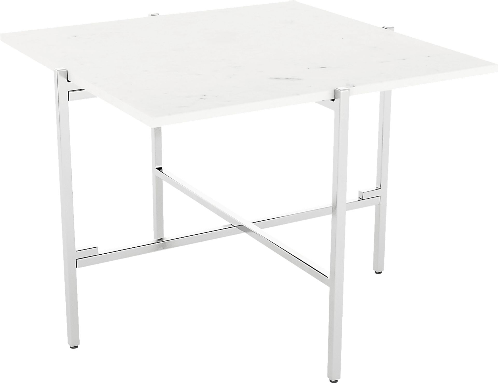 Whitsler White End Table - Image 2