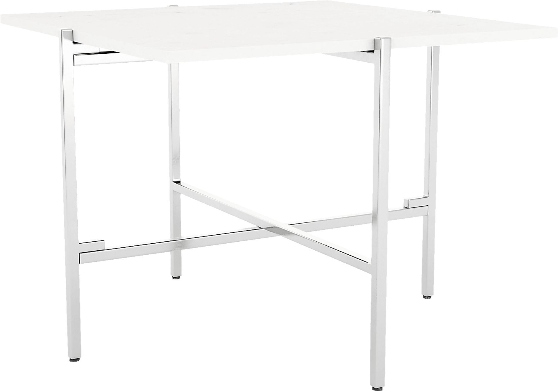Whitsler White End Table - Image 1
