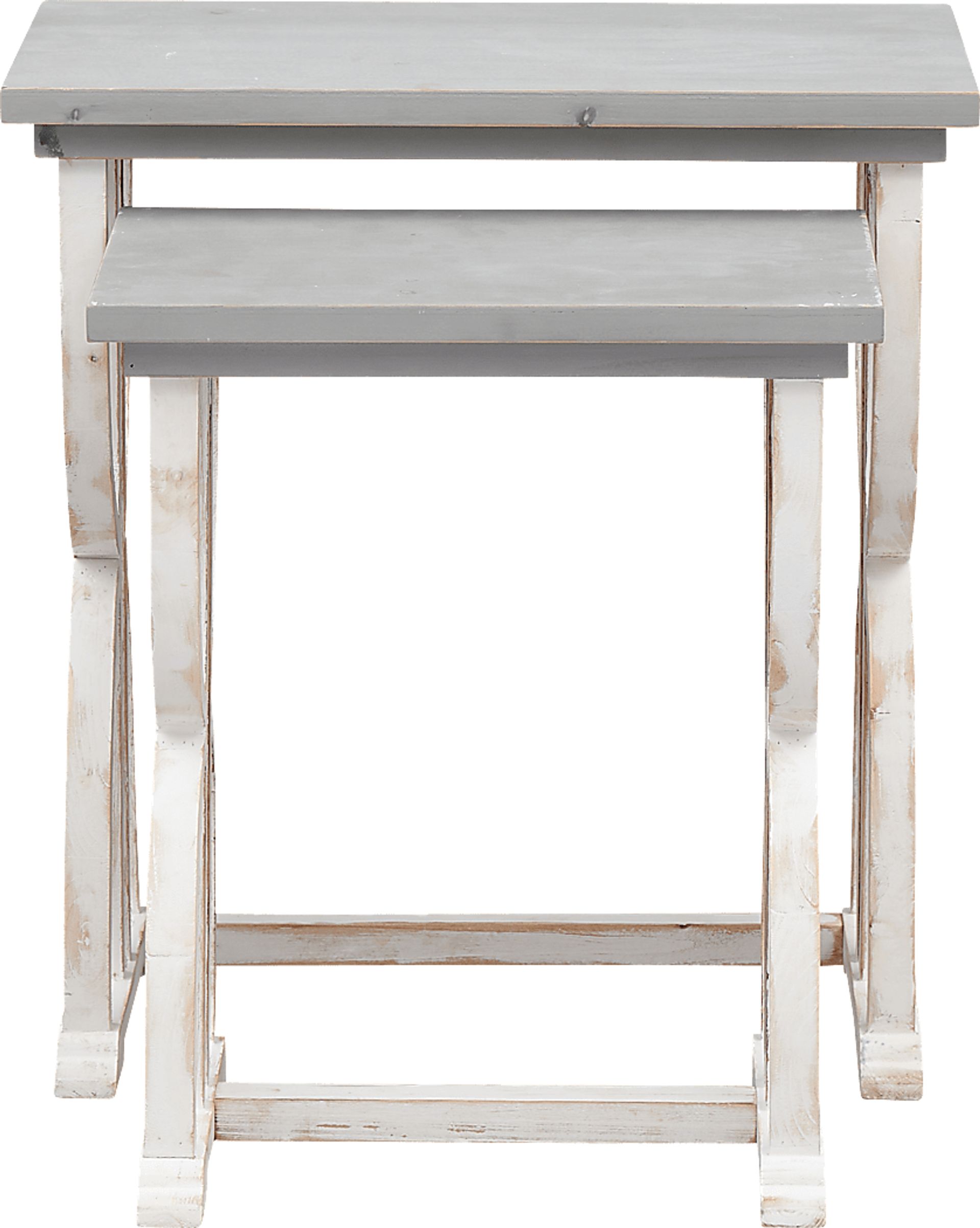 Whitsun White Nesting Tables Set of 2 - Image 2