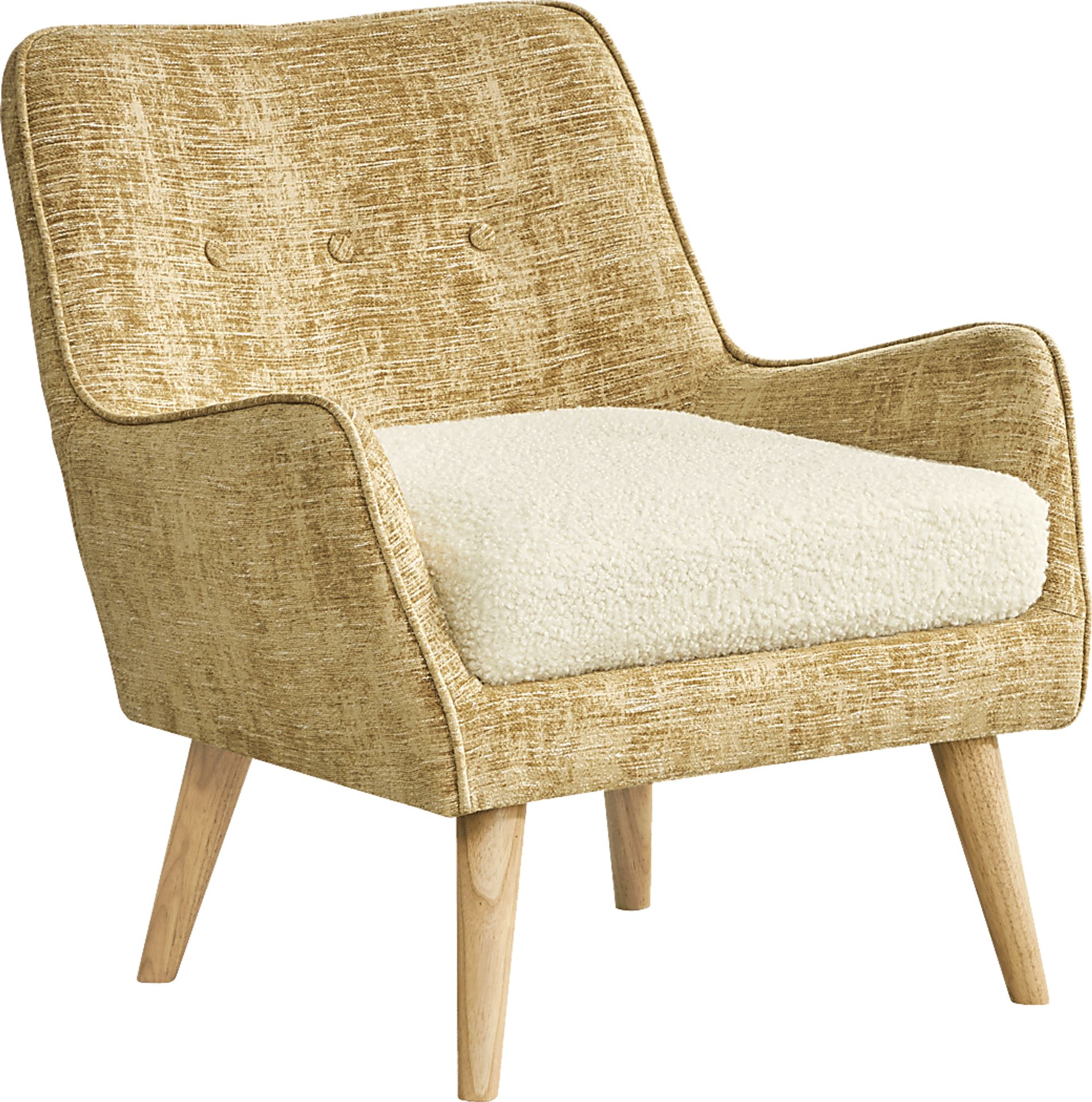Whittier Falls Yellow Accent Chair - Image 1