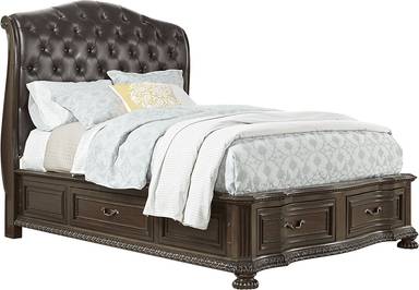 3 pc king storage sleigh bed