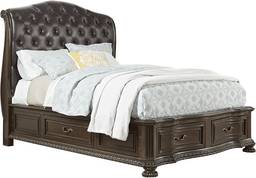 3 pc queen storage sleigh bed