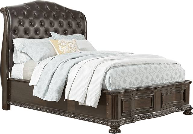 Whittington Cherry 3 Pc Queen Sleigh Bed - Thumbnail - Image 1