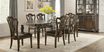 Whittington 7 Pc Dark Cherry Wood Dining Room Set With Dining Table ...