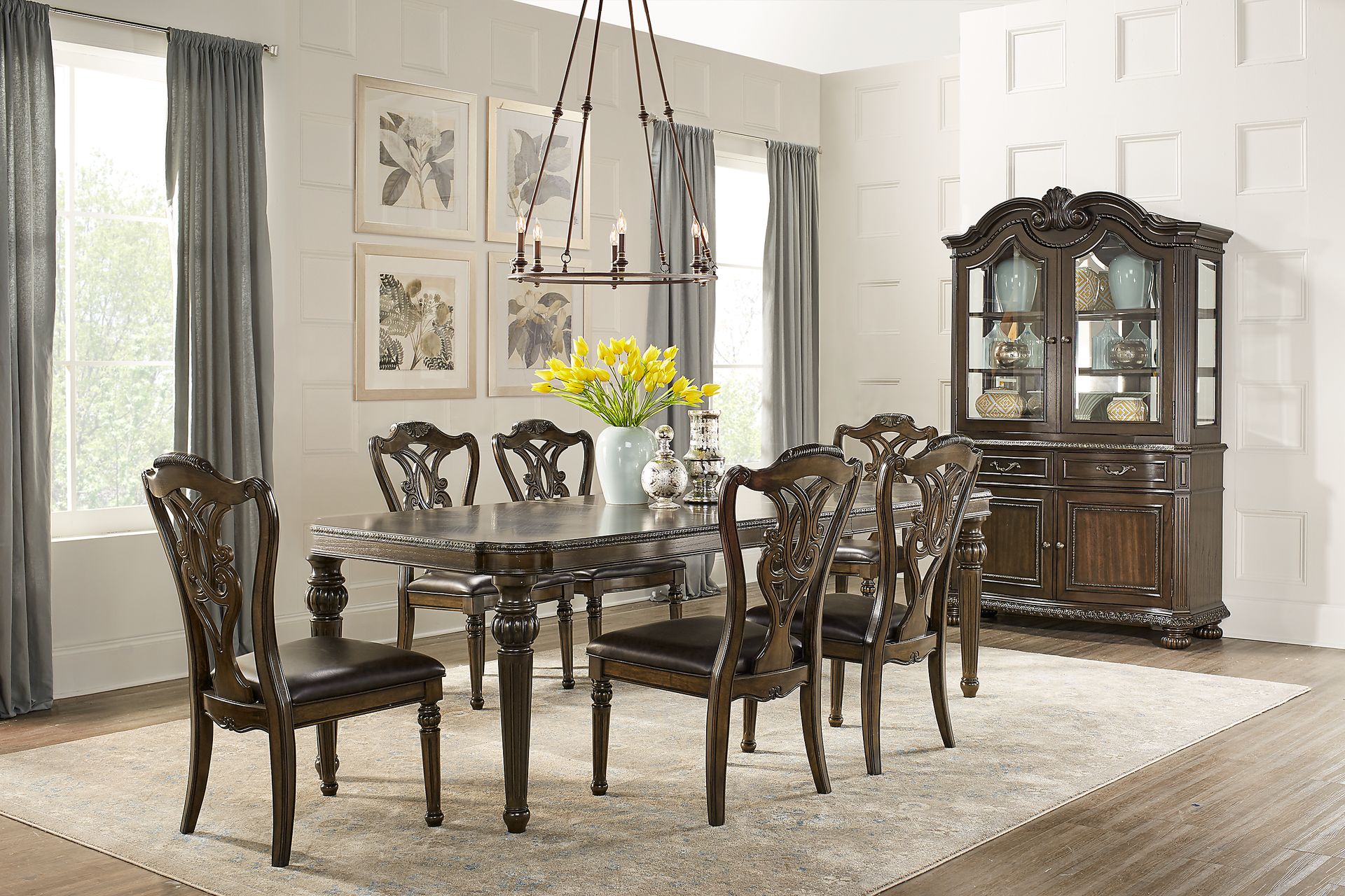 Whittington Cherry 9 Pc Dining Room - Image 1