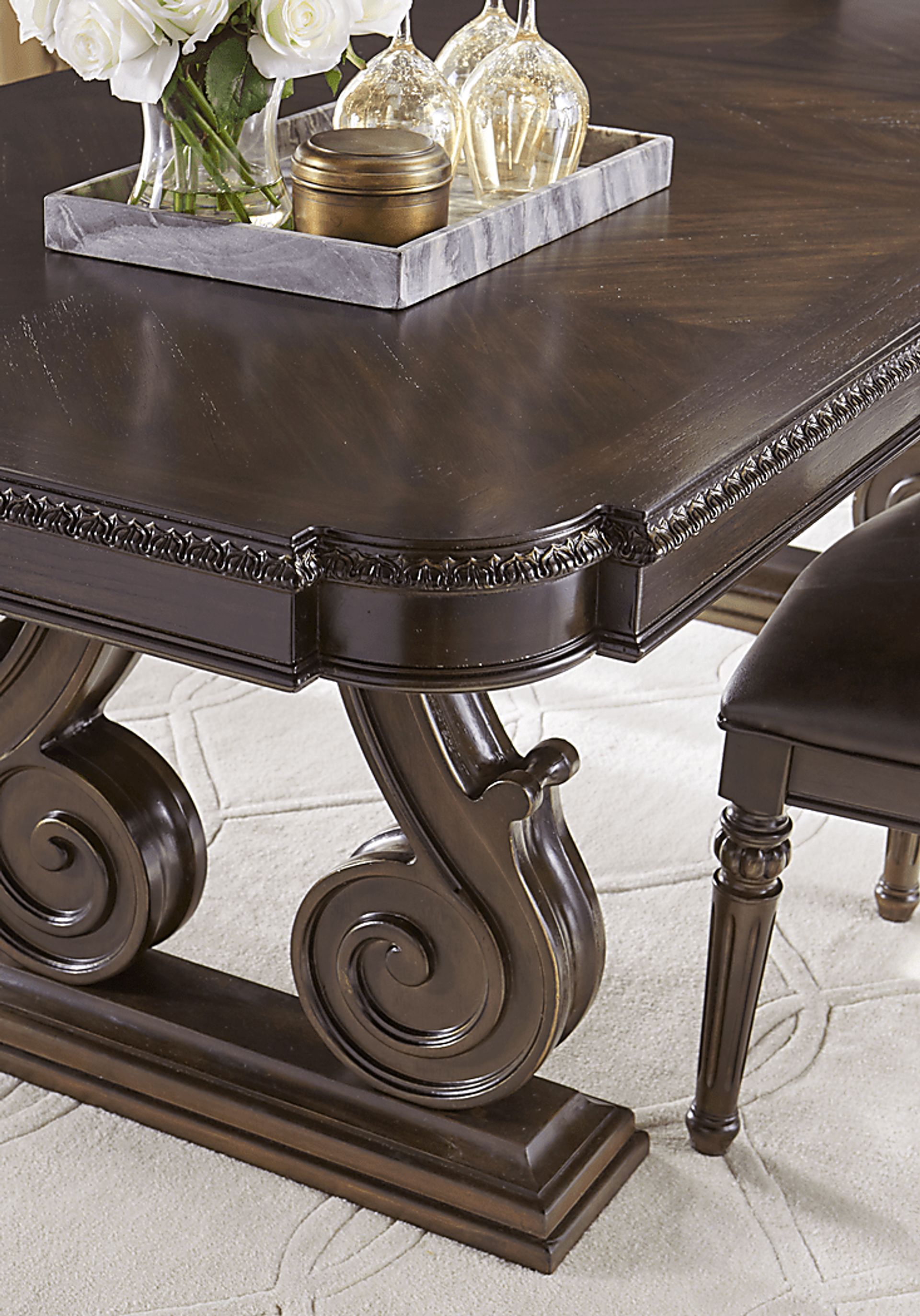Whittington Cherry 7 Pc Double Pedestal Dining Room - Image 3