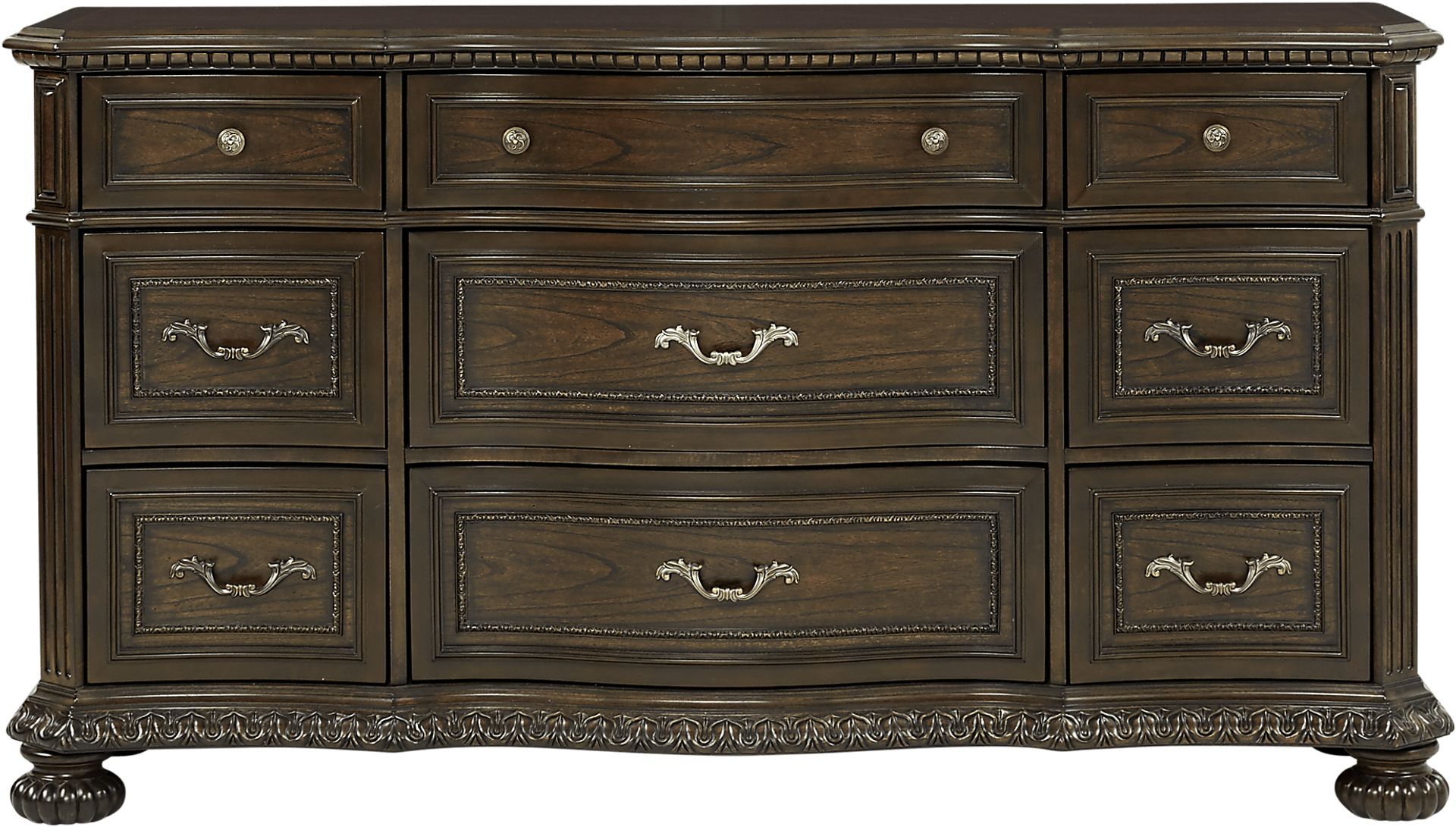 Whittington Cherry 5 Pc King Sleigh Bedroom - Image 4