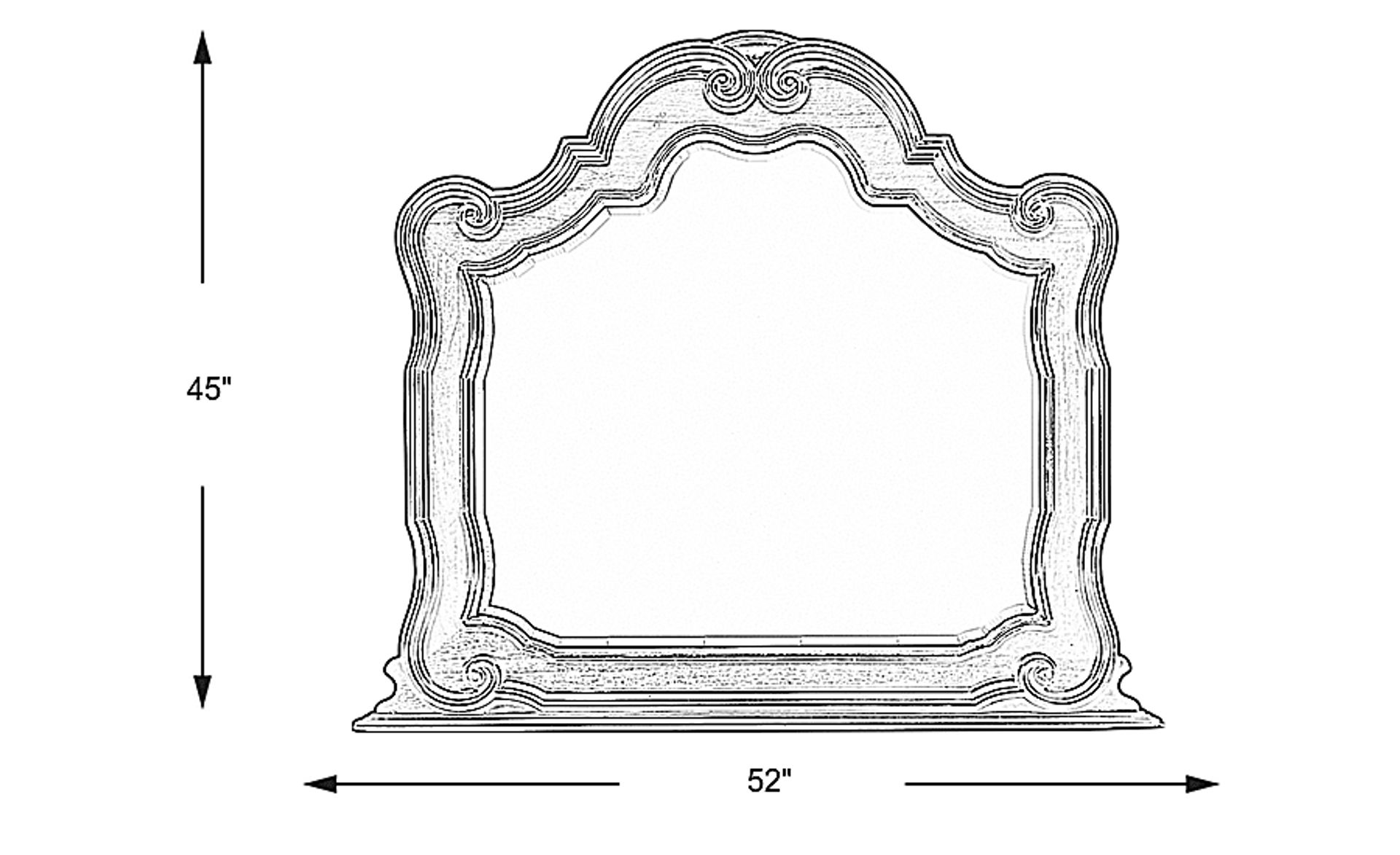 Dimension Image. Please refer to the Dimension Tab on this page for dimension details.